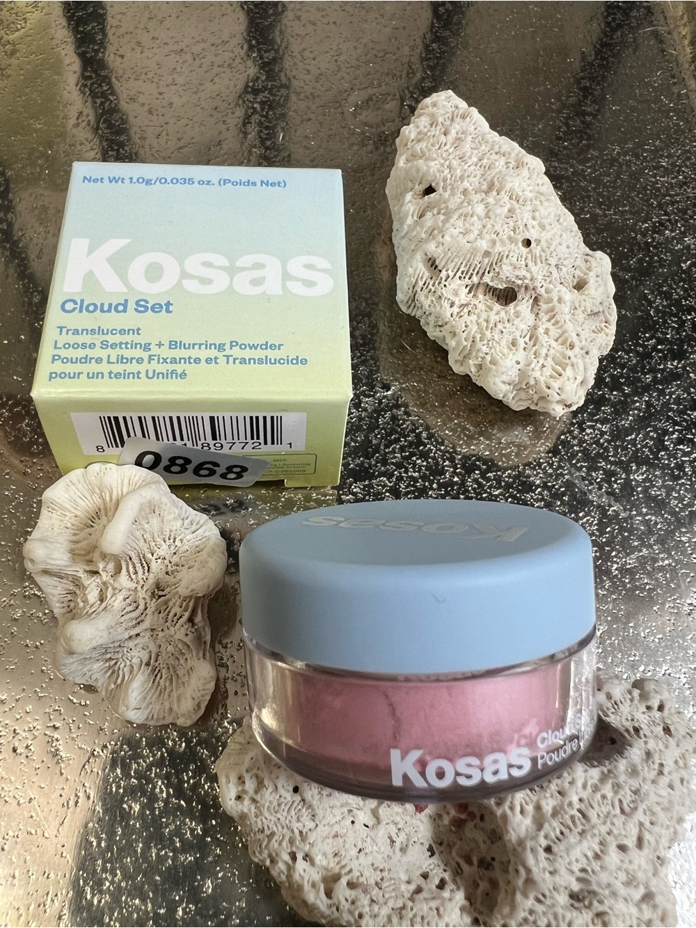 Sealed NIB KOSAS Cloud Set Loose Translucent Talc-Free Setting + Blurring Powd